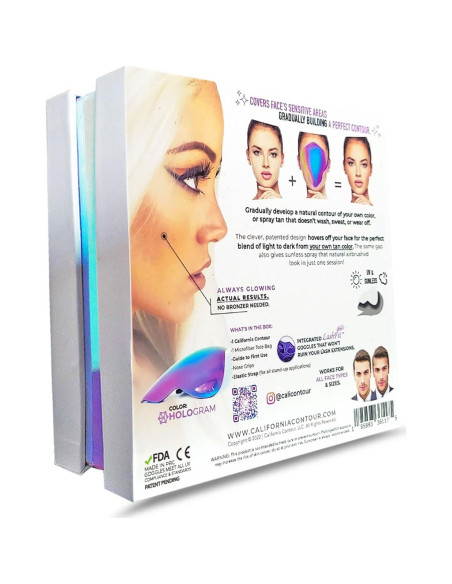 Gafas de bronceado California Contour UV400 para cara