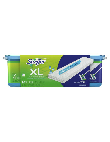 Paños de Mopa Húmedos Swiffer Sweeper XL - 12 Hojas