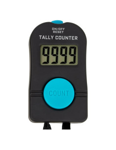 Contador Digital de Mano TopTie con Lanyard - 9999 Dígitos