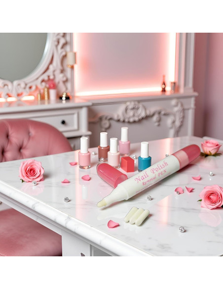 Set Lápiz Corrector de Esmalte de Uñas Qintreesify con 3 Puntas