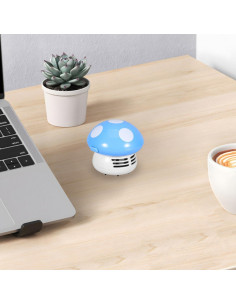 Aspirador de Mesa Portátil FAVOMOTO Hongo Azul 60W 2