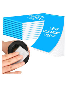 Papel de limpieza de lentes XIZAO 500 hojas 15.6x12.7cm