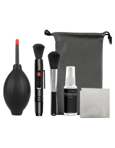 Kit de limpieza 6 en 1 para cámaras y lentes Kasin