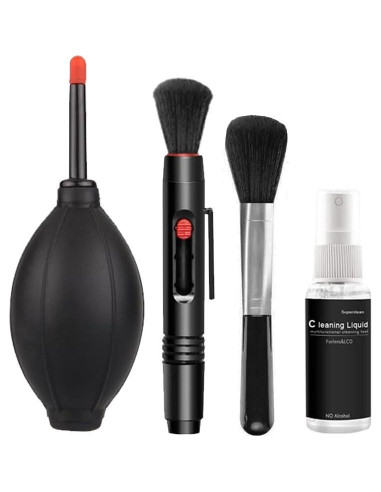 Kit de limpieza 6 en 1 para cámaras y lentes Kasin