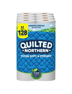 Papel Higiénico Quilted Northern Ultra Suave 32 Rollos Mega