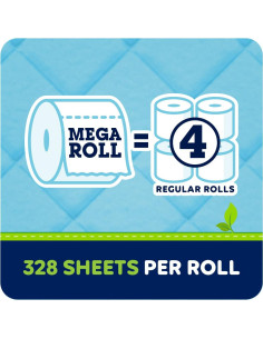 Papel Higiénico Quilted Northern Ultra Suave 32 Rollos Mega 2