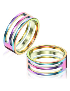 2 Abridores de Anillos de Salto Coloridos ZEYIYER Acero Inoxidable