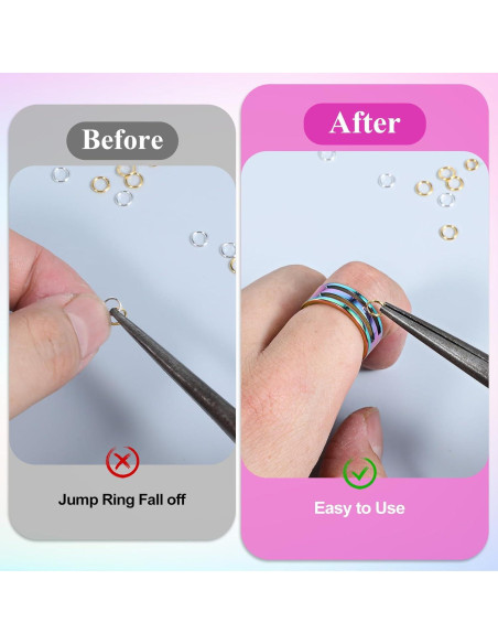 2 Abridores de Anillos de Salto Coloridos ZEYIYER Acero Inoxidable