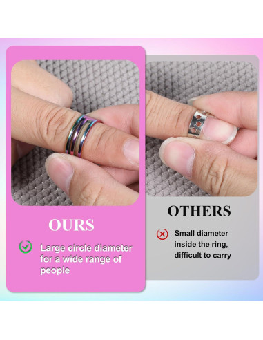 2 Abridores de Anillos de Salto Coloridos ZEYIYER Acero Inoxidable