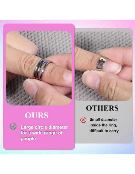 2 Abridores de Anillos de Salto Coloridos ZEYIYER Acero Inoxidable