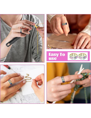 2 Abridores de Anillos de Salto Coloridos ZEYIYER Acero Inoxidable