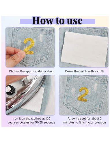 Conjunto de Letras de Brillo ZESION 52 Piezas Rosa