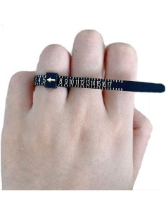 Juego de Medición de Talla de Anillo KIWEN 1-17 Tallas USA 2
