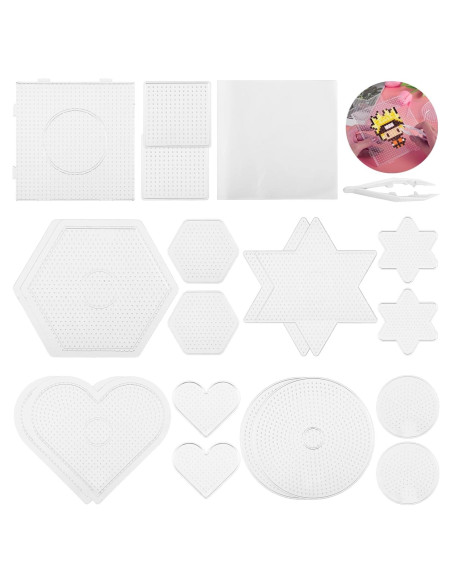 Set de 36 Tableros de Perlas Perler Epicover 5 Formas 0.72 kg