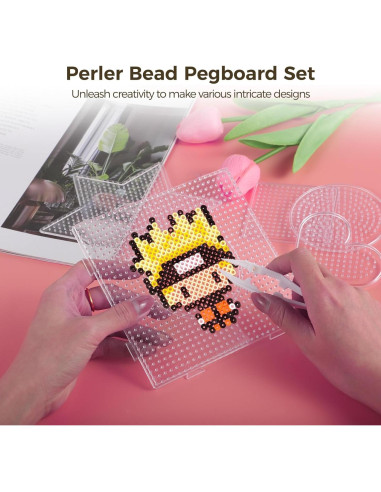 Set de 36 Tableros de Perlas Perler Epicover 5 Formas 0.72 kg