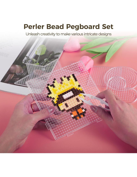 Set de 36 Tableros de Perlas Perler Epicover 5 Formas 0.72 kg