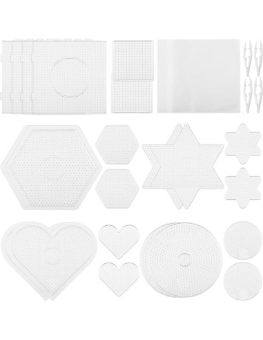 Set de 36 Tableros de Perlas Perler Epicover 5 Formas 0.72 kg