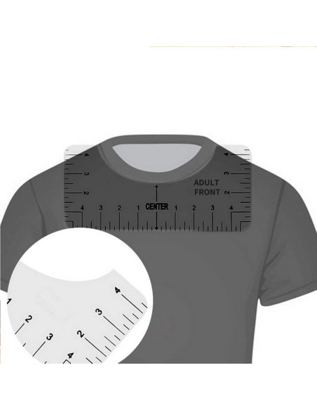 Juego de 8 Reglas para Camisetas Cocoarm - Alineación y Costura