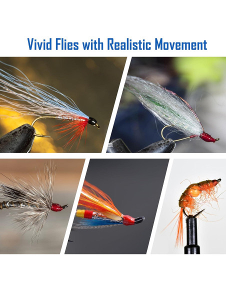 Riverruns Set de 6 Pegamentos UV Coloridos para Atado de Moscas