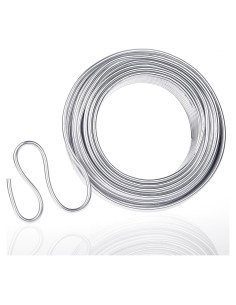 Alambre de Aluminio Anezus 9 Gauge 3mm Flexible 15.24m