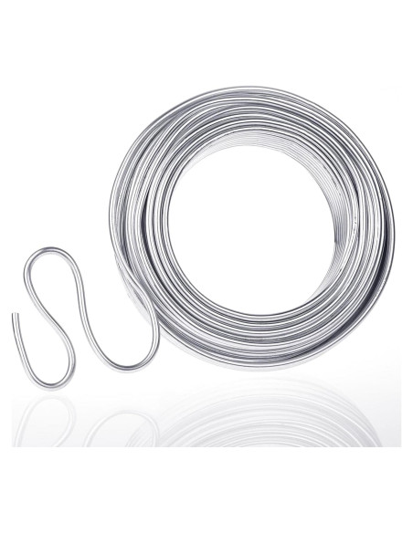 Alambre de Aluminio Anezus 9 Gauge 3mm Flexible 15.24m