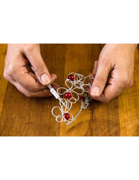 Alambre de Aluminio Anezus 9 Gauge 3mm Flexible 15.24m