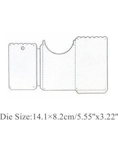 Troqueles de Corte de Metal Hinanana para Scrapbooking 14.1x8.2cm 2