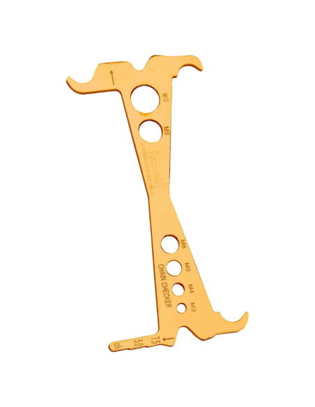 Medidor de Cadena de Bicicleta XUZHID Acero Inoxidable 1/2pcs