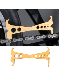 Medidor de Cadena de Bicicleta XUZHID Acero Inoxidable 1/2pcs 2
