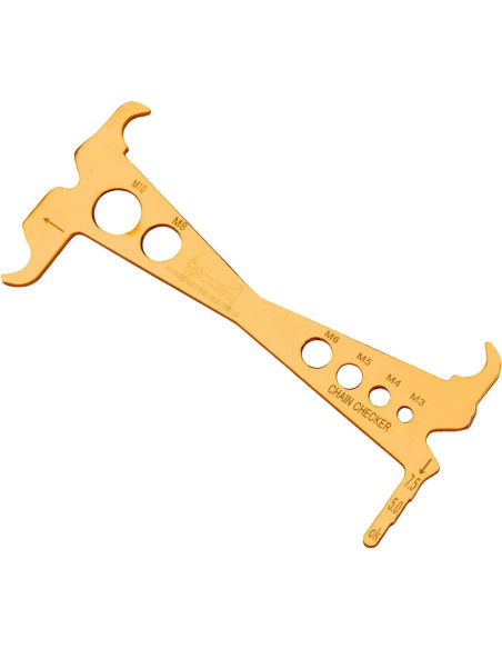 Medidor de Cadena de Bicicleta XUZHID Acero Inoxidable 1/2pcs