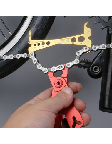 Medidor de Cadena de Bicicleta XUZHID Acero Inoxidable 1/2pcs