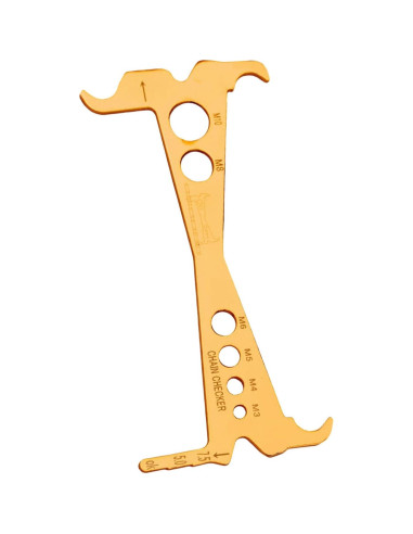 Medidor de Cadena de Bicicleta XUZHID Acero Inoxidable 1/2pcs