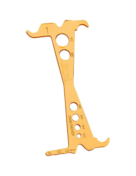 Medidor de Cadena de Bicicleta XUZHID Acero Inoxidable 1/2pcs