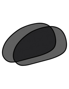 Sombrillas para Ventanas de Coche Ferianl 2PCS UV Malla 64.8x37.8cm