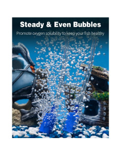 Pawfly Difusor de Aire para Acuario 12 Piezas 1.5 cm 2