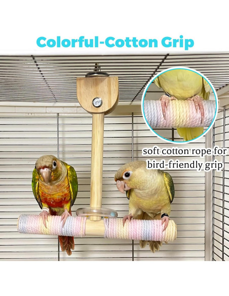 Columpio para Aves Jevnd con Sonido Crujiente 20cm Columpio para Aves Jevnd con Sonido Crujiente 20cm