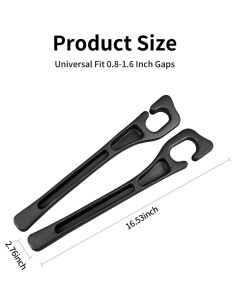 Relleno de Espacio entre Asientos 7F - Organizador Automotriz Negro 2