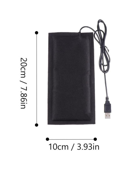 Almohadilla Térmica USB Balacoo para Reptiles 20x10 cm