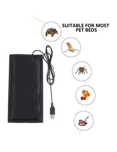 Almohadilla Térmica USB Balacoo para Reptiles 20x10 cm