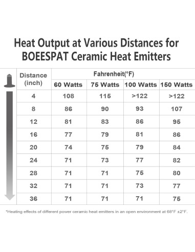 Bombillas de Calor Cerámico BOEESPAT 100W Paquete de 2