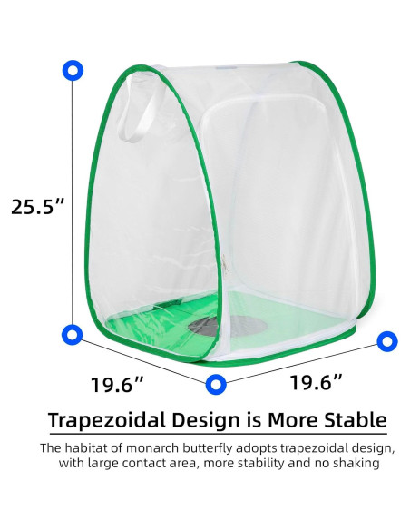 Hábito de Red Plegable para Insectos y Mariposas XingYunEr