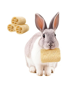 3 Juguetes de Masticar para Conejos BESNEW 100% Lufa Natural