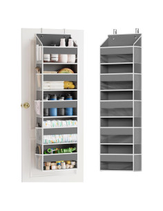 Organizador sobre la puerta SpaceAid gris 5 bolsillos grandes