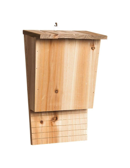 Casa de Murciélagos de Madera Natural Evergreen 23x34 cm