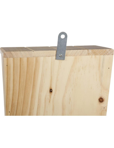 Casa de Murciélagos de Madera Natural Evergreen 23x34 cm