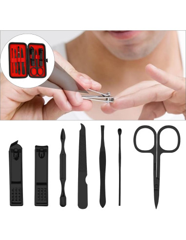 Set de Manicura 8 en 1 XiuGlimpse Estuche de Viaje