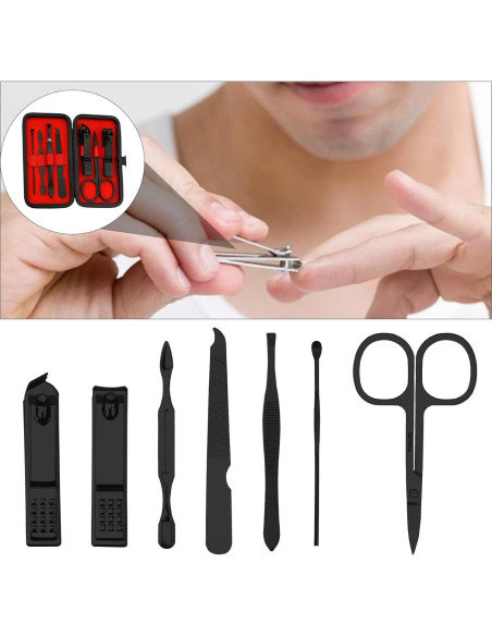 Set de Manicura 8 en 1 XiuGlimpse Estuche de Viaje