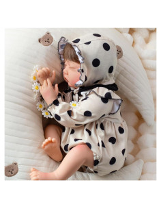 Muñeca Reborn Realista SPICIMOMO 56 cm con Cuerpo Suave