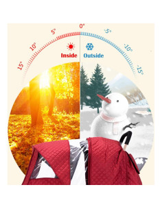 Cubierta de Lluvia y Viento para Cochecito Doble Gris 2