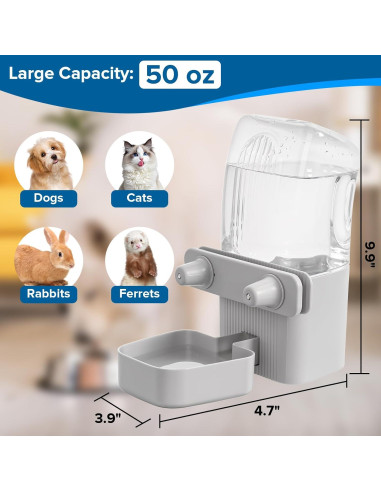 Dispensador de Agua Automático Kenond 1500 ml para Mascotas